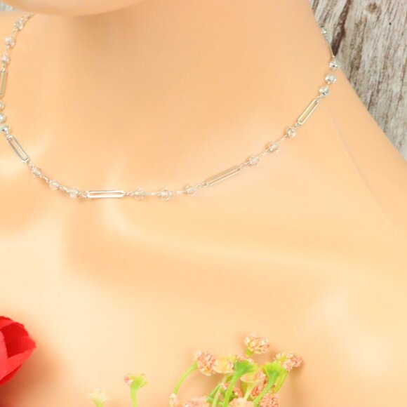 "Minimalist Necklace Chain, Elegant Jewelry for Women & Girls | MLCRC1774 - Picture 10 of 10